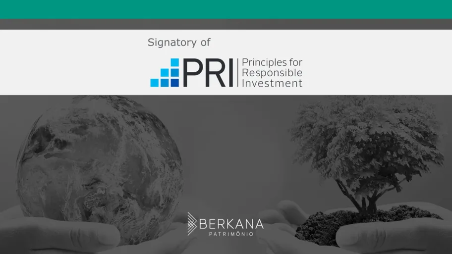 Signatário PRI · Principles for Responsible Investment